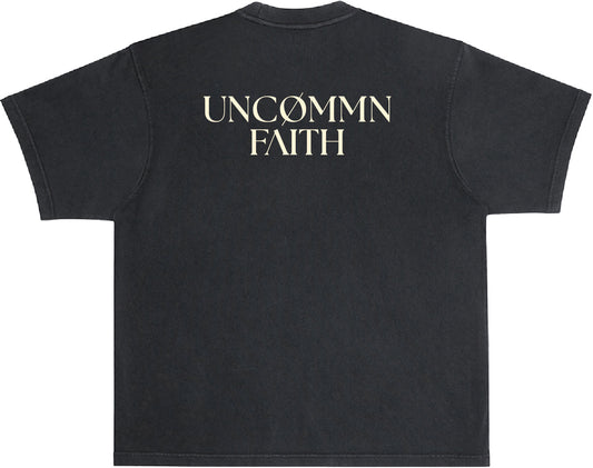 UNCØMMN FAITH Tee - Pigment Black