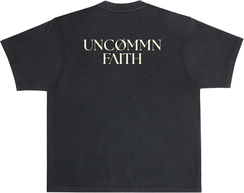 UNCØMMN FAITH Tee - Pigment Black