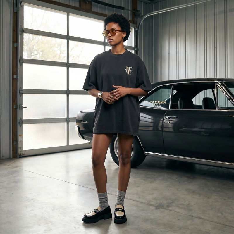 UNCØMMN FAITH Tee - Pigment Black